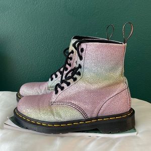 Rainbow Sparkle Doc Martens
